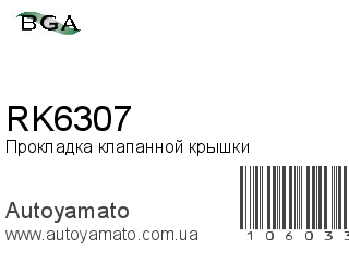 Прокладка клапанной крышки RK6307 (BGA)